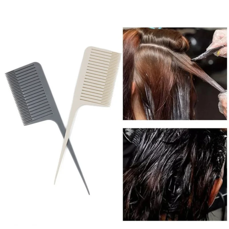 

Professional Large Wide Tooth Combs Of Hook Handle Detangling Reduce Hair Loss Comb Pro Hairdress Salon Dyeing Styling BrushTool