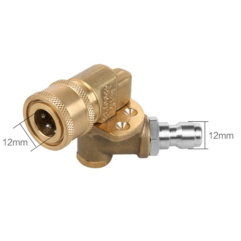 

1 Pcs Quick Connecting Pivoting Coupler & 1 Pcs High Pressure Washer Gutter Rod