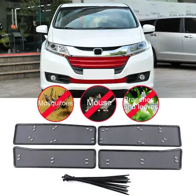 

4 шт., сетка для передней решетки автомобиля Honda Odyssey 15-17