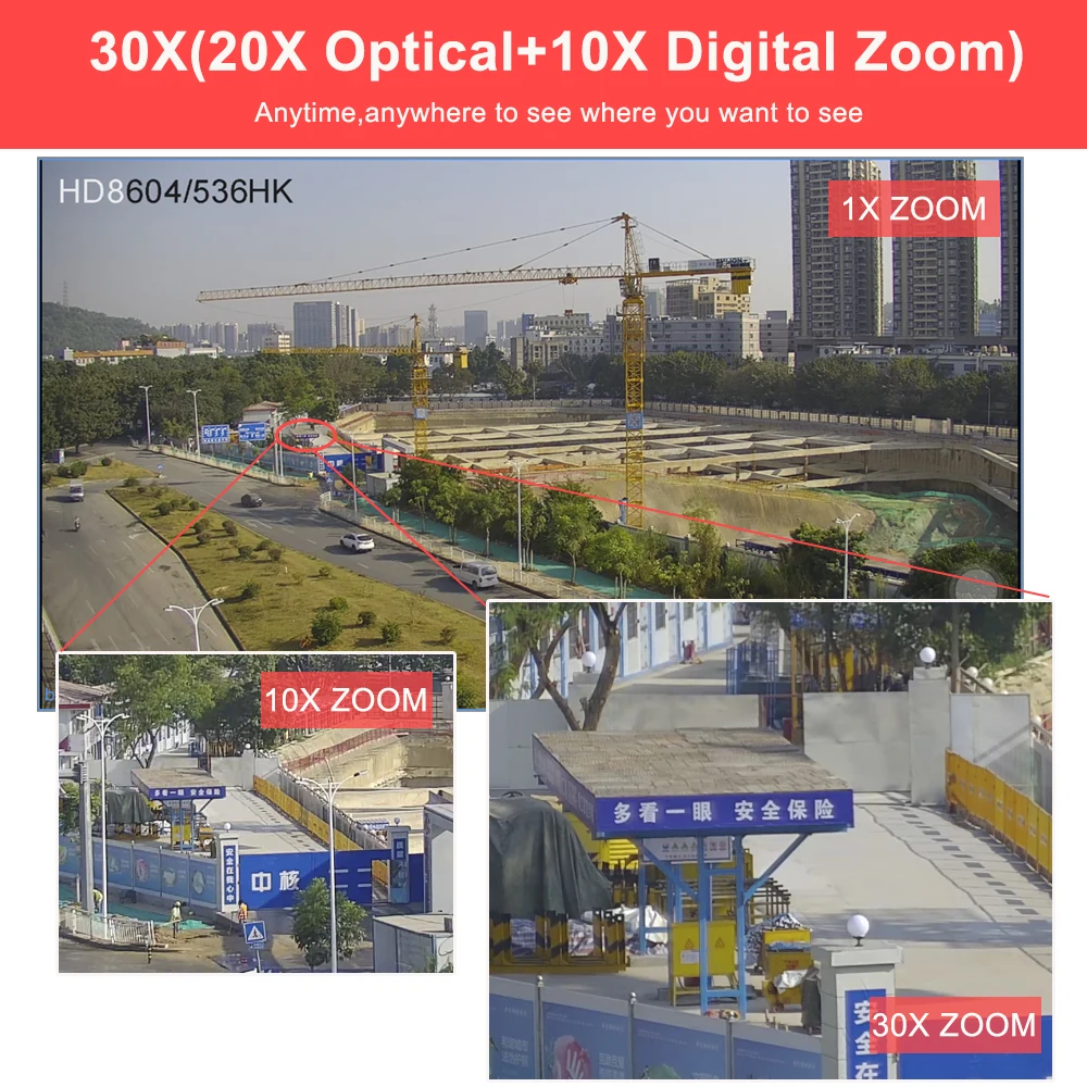 1080P 2MP PTZ IP камера POE 30X зум водонепроницаемый 5MP Мини скоростная купольная камера Открытый H.265 IR 50 м CCTV камера безопасности 48 в POE