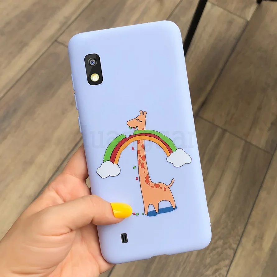 Сиренево-синего цвета Классный чехол для samsung Galaxy A10 A20 A30 A40 A50 A70 силиконовый мягкий ТПУ чехол для samsung Galaxy A 40 A20 A30 A50 задняя крышка - Цвет: Сиренево-синего цвета