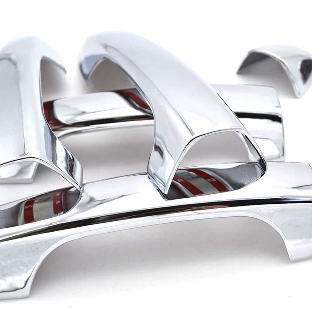 Хромированная накладка на дверную ручку автомобиля декоративная наклейка