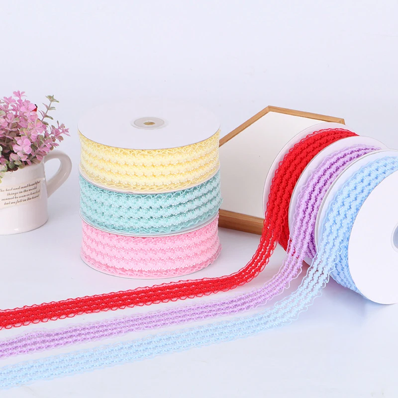 

Лента эластичная кружевная 25 мм, 10 ярдов/рулон