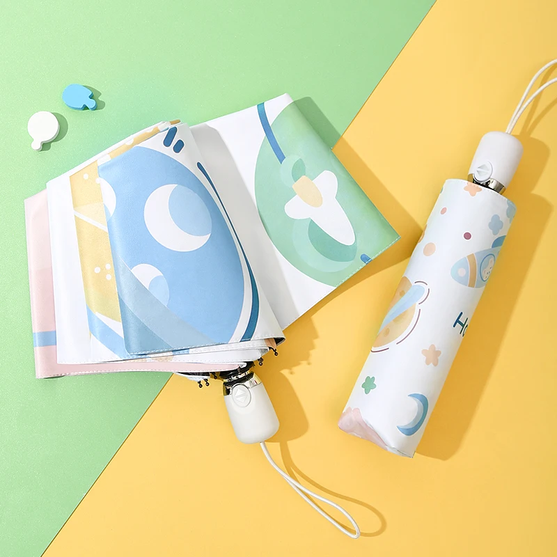 

Открытый светильник зонтик, складная коляска для путешествий, подарок творческий солнцезащитный Зонт от дождя для детей Ombrello передняя скла...