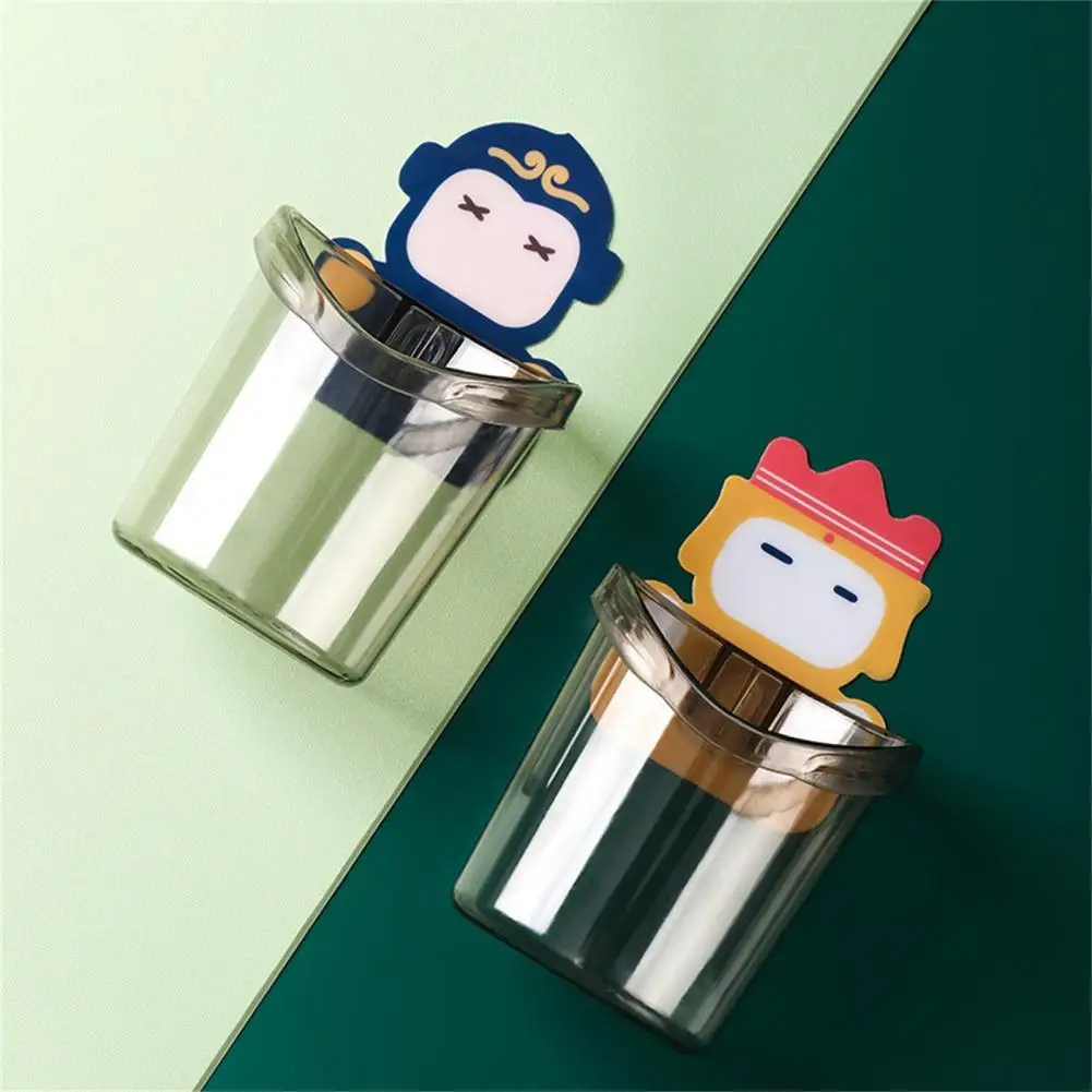 

Toothbrush Holders Multi-function Water Draining PS Cartoon Image Detachable Bathroom Cup Toothbrush Stand