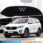 Чехол для приборной панели, Защитная панель для KIA Sorento UM 2015 2016 2017 2018 2019, автомобильные аксессуары, Солнцезащитный ковер для приборной панели, ковер с защитой от УФ-лучей