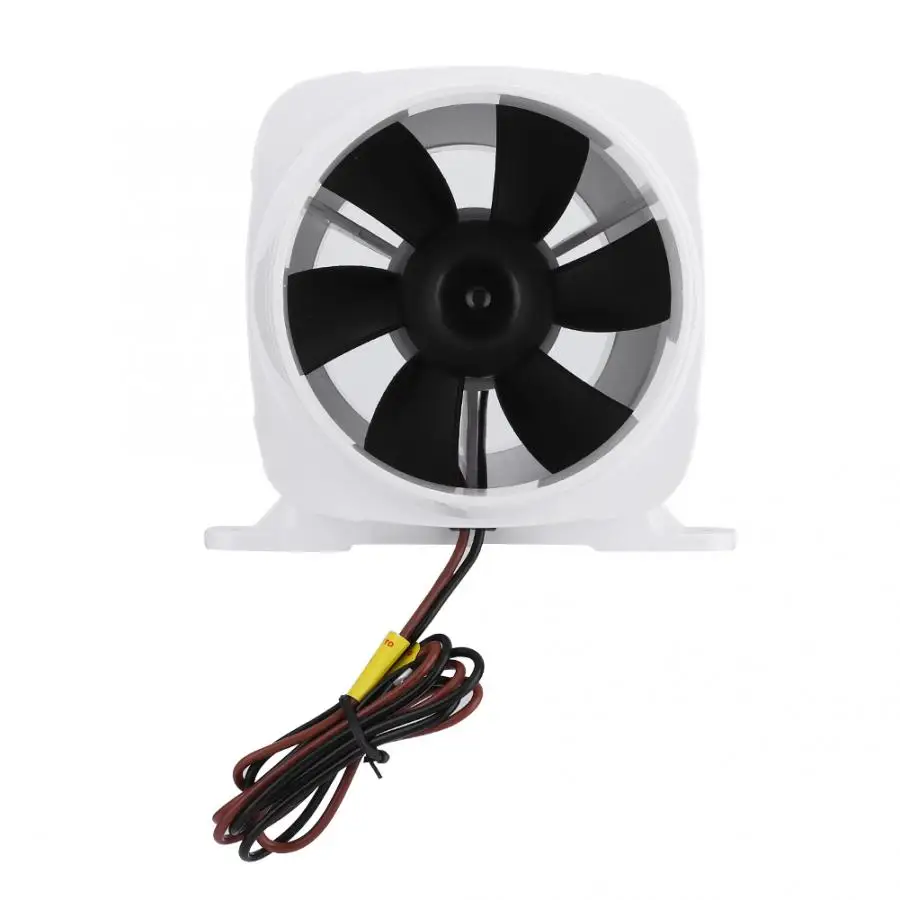 

4In In Line Marine Bilge Air Blower Mute Strong Ventilation Fan for Yacht Caravan 270CFM With 6 Fan Blades
