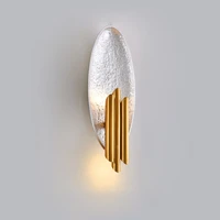 creative design nordic resin wall lights for bedside aisle corridor home decoration bedroom living room lamp fixtures 110v 220