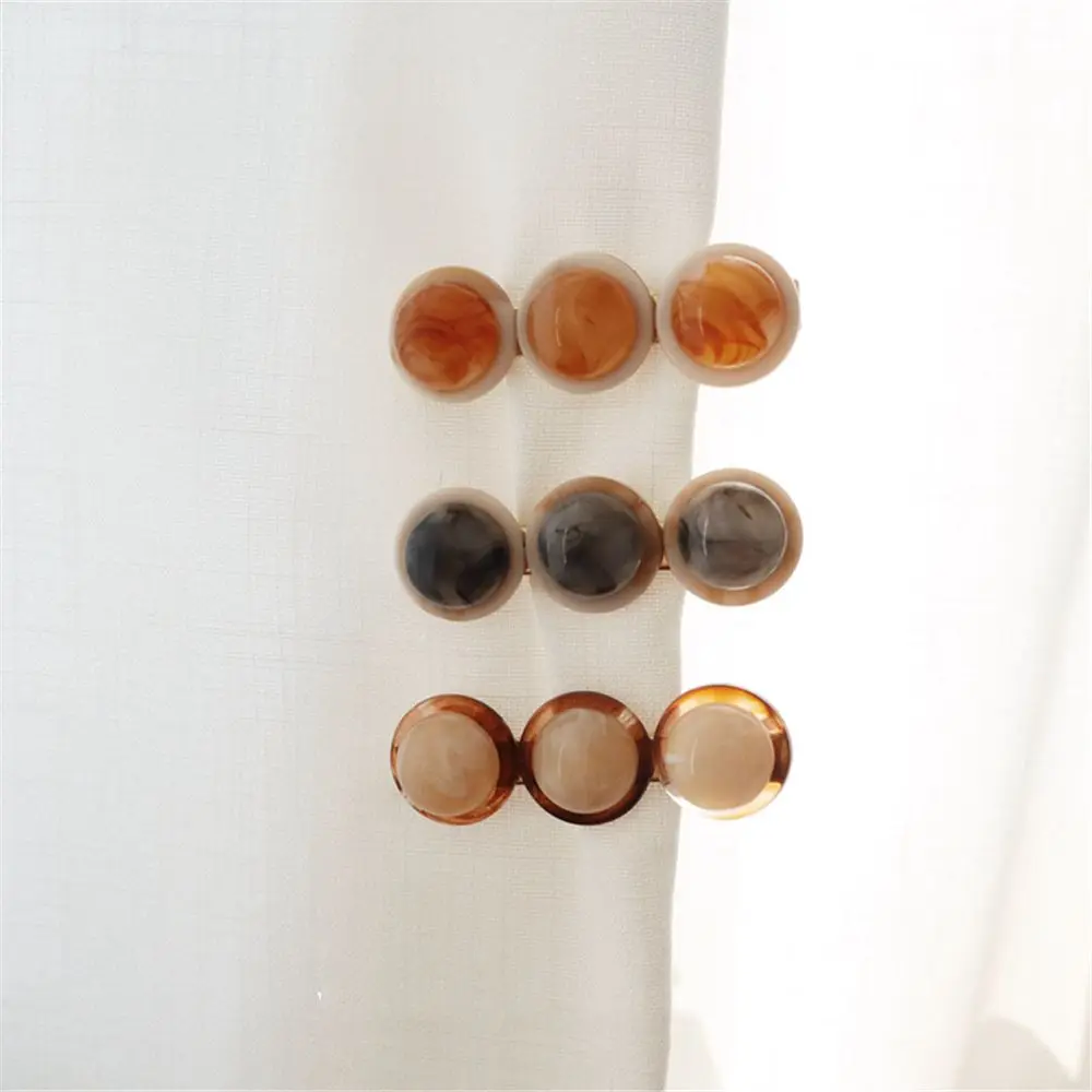 В Корейском стиле модная обувь Смола мрамор заколки для волос Заколки женщин с