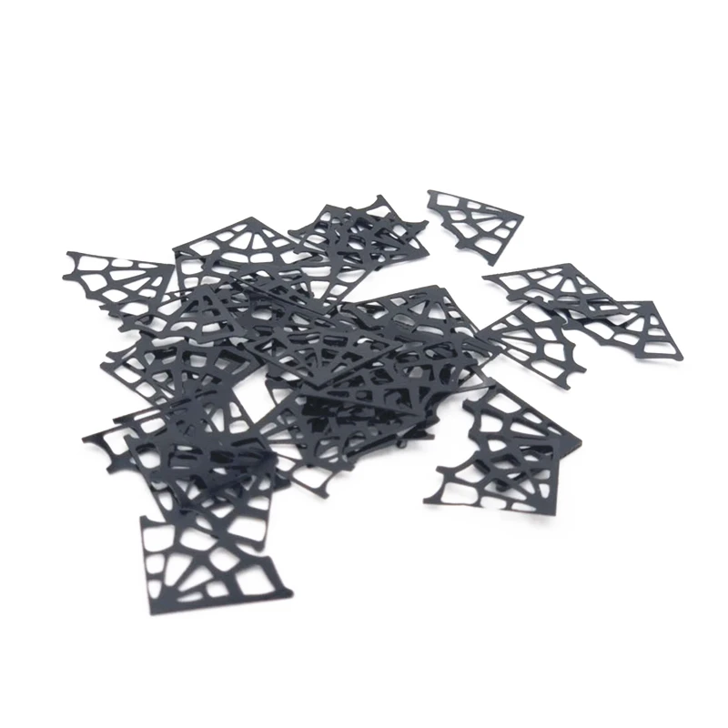 100Pcs/lot 25*18mm Halloween Spider Web PVC Sequins Holiday Party Decoration Handmade DIY Sewing/Wedding/Coat Hat Accessories | Дом и сад