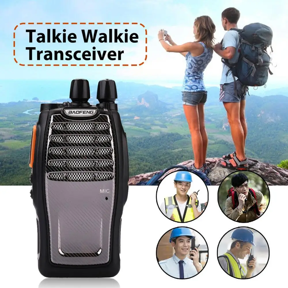 2020 Новый Baofeng 16ch FM приемопередатчик интерфон UHF 400-470mhz Walkie Talkie 5W двухстороннее