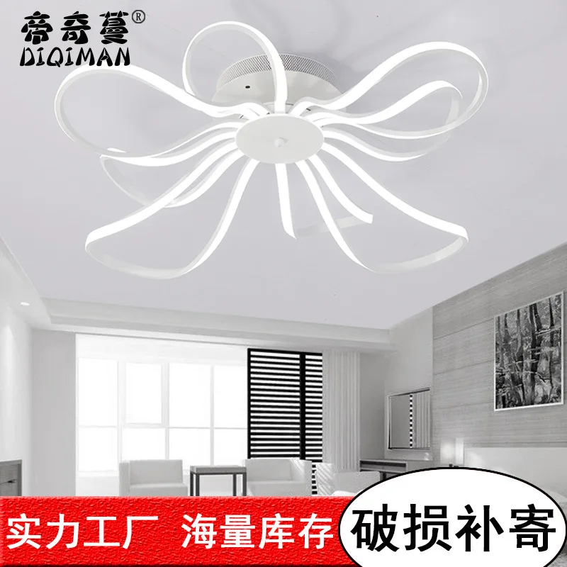 

modern crystal chandeliers ceiling lotus flower crystal light cafe hotel Bedside Aluminum living room bedroom ceiling lights