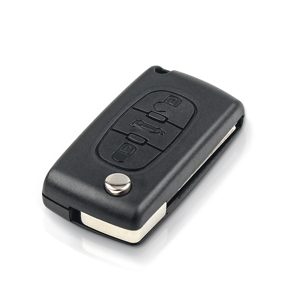KEYYOU Für Peugeot Schlüssel 207 307 407 Für CITROEN C1 C2 C3 C4 C5 Berlingo 433Mhz ID46 ASK FSK Fernbedienung Autoschlüssel CE0523 Ce0536 – Detail 4