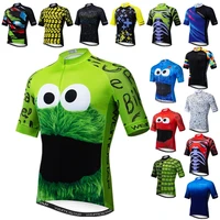 weimostar top cycling jersey funny mens cookie bicycle cycling clothing maillot ciclismo breathable mtb bike jersey shirt green