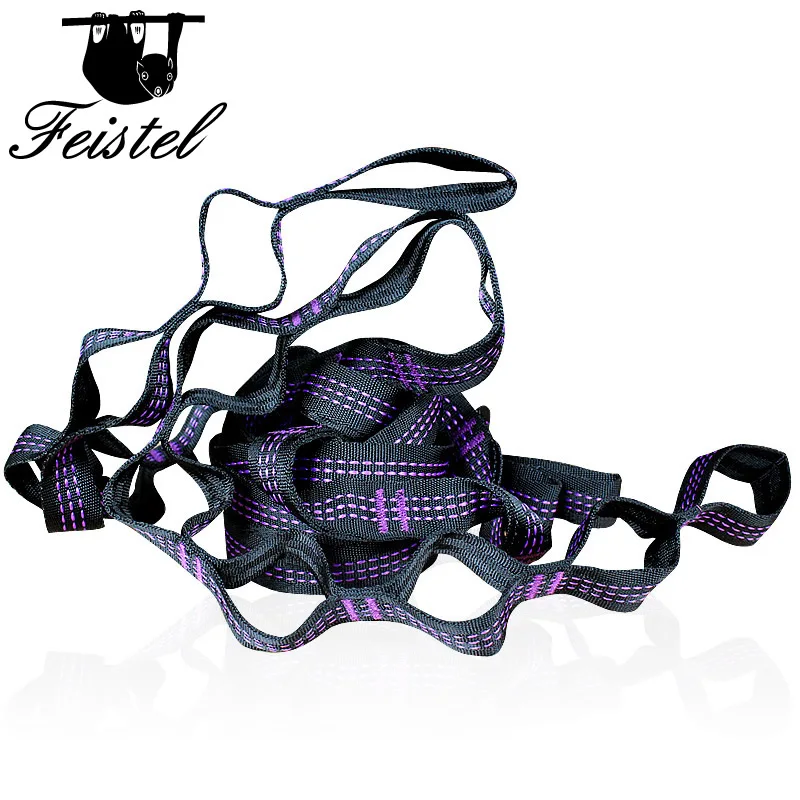 Сиреневые ремни для гамака веревка аксессуары нагрузка 2000 кг|Гамаки| |