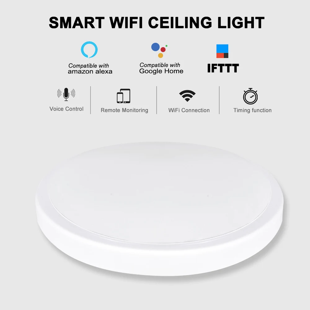 Смарт WI FI потолочный светильник светодиодов облако интеллект дистанционного