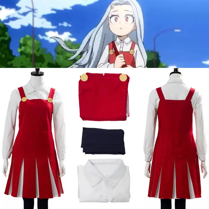 Аниме Boku No Hero academic Eri Униформа платье костюм My Academy Косплей школьное Хэллоуин