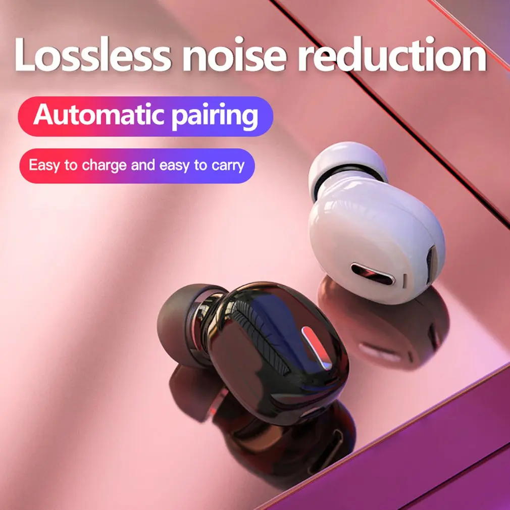 X9 Mini Wireless Bluetooth-compatible 5.0 Earphone HiFi Gaming Headset Mic Sport Handsfree Earphones For Xiaomi Huawei Iphone - купить по