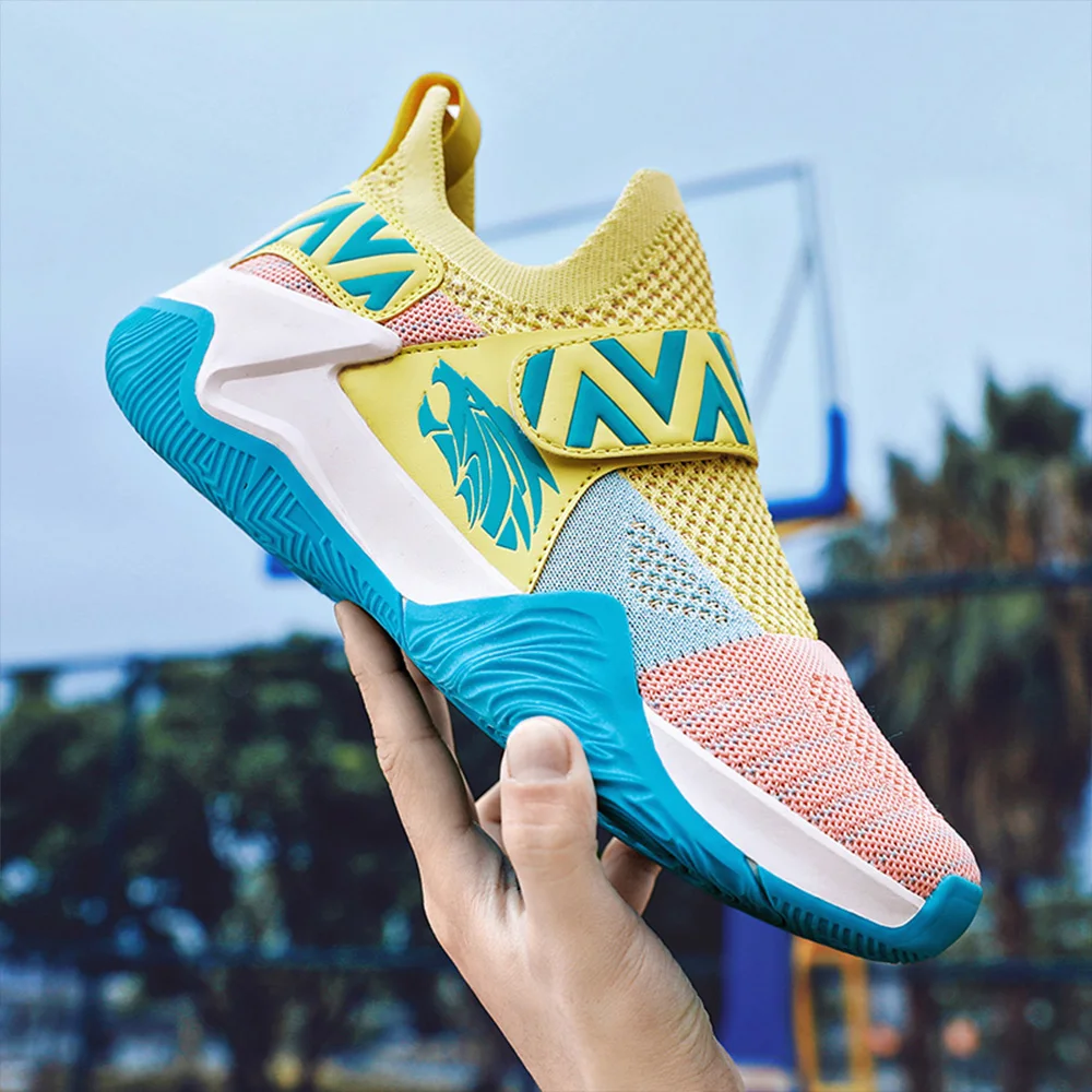 

New high-end couple basketball shoes, youth outdoor sports shoes, lightweight and breathable comprehensive running shoes