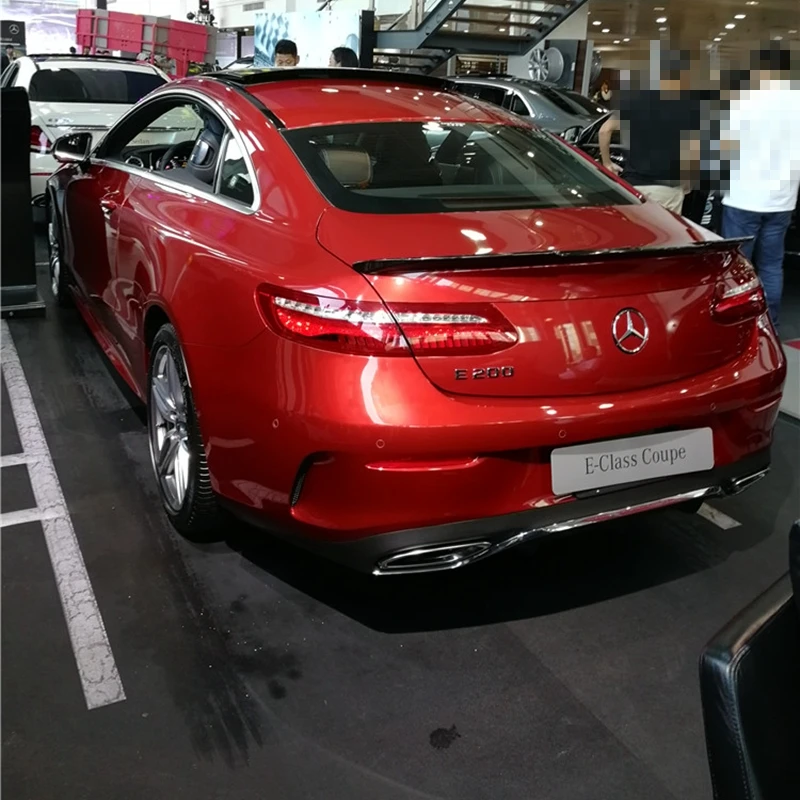 Для Benz E Class 2-дверный спойлер из АБС-пластика автомобильное заднее крыло цвет