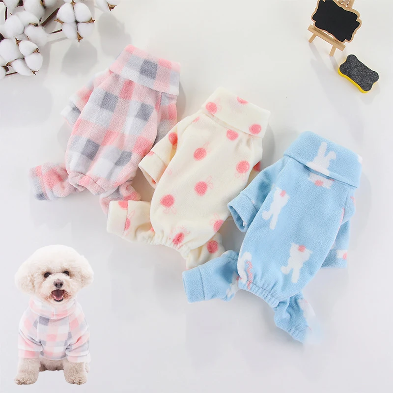 

Autumn Winter Pet Dog Clothes Warm Fleece Dog Clothing Small Medium Dogs Skin-Friendly Puppy Clothes Chihuahua Bichon Ropa Perro