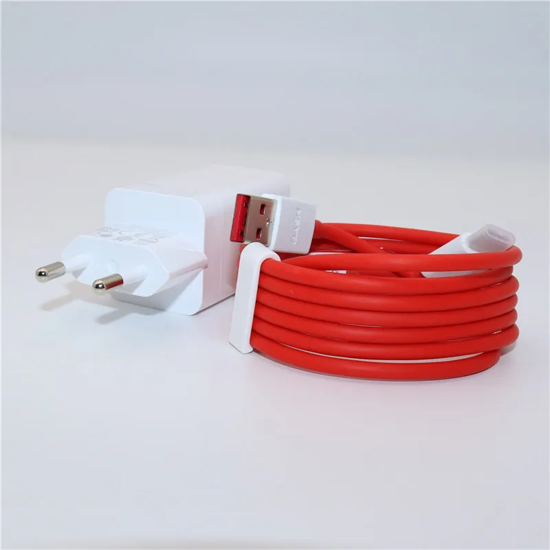 Original One plus Dash Charger 5V4A For 6T 5/5T/3/3T Charge Adapter 100cm Round USB Type C Cable | Мобильные телефоны и