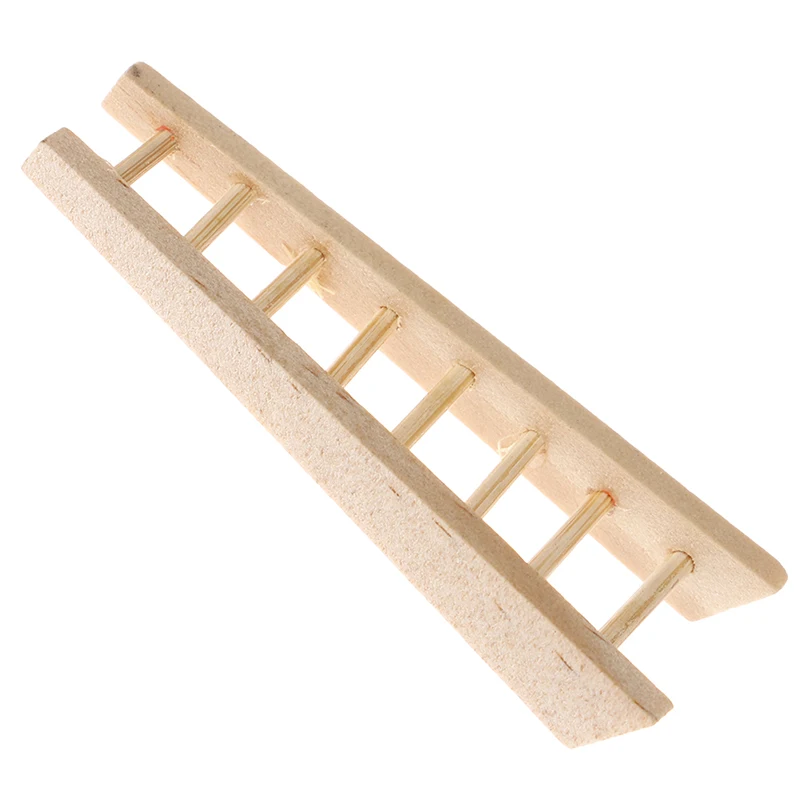 

1 Piece DIY Mini Wooden Step Ladder Fairy Garden Miniatures Dollhouse Miniatures Ornament Decoration Furniture Toys