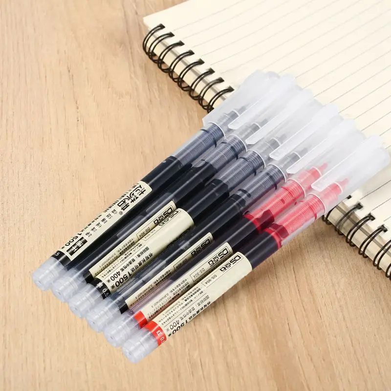 DS игла трубка прямой жидкий Тип Шариковая ручка Офис Студент подпись зеленый