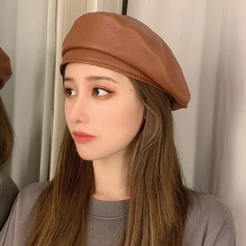 LANMREM берет шапки для женщин 2022 осень зима модная шапка винтажная однотонная