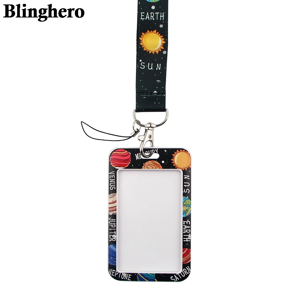 CB335 пространство планеты творческих шнурки значки ID карты ремешки для мобильных