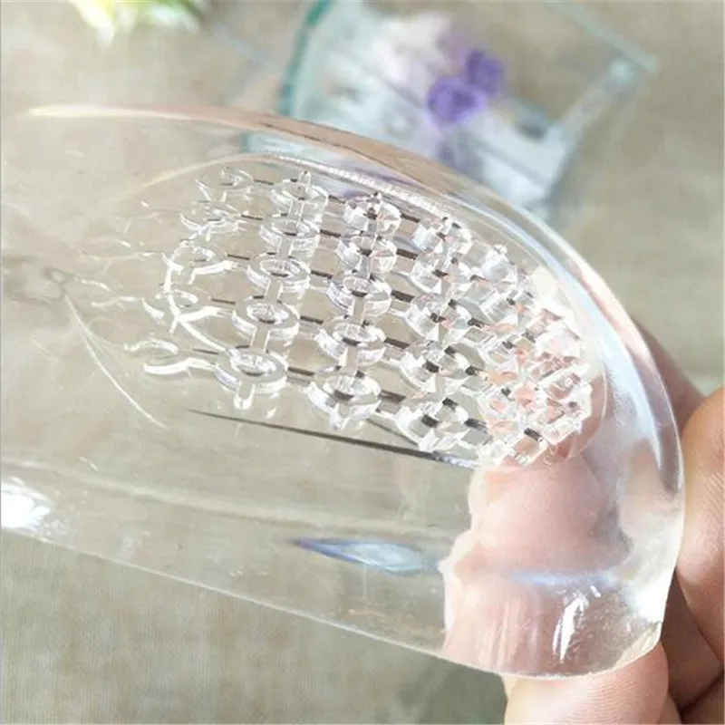 

New Silicon Gel Insoles Back Pad Heel Cup for Calcaneal Pain Health Feet Care Support spur feet cushion silicone foot pads