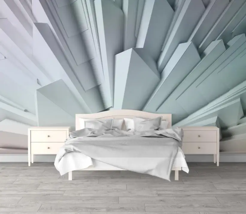 

Modern simplicity 3d wallpaper Geometric polygon abstract photo wallpapers for kitchen Living room bedroom TV backdrop