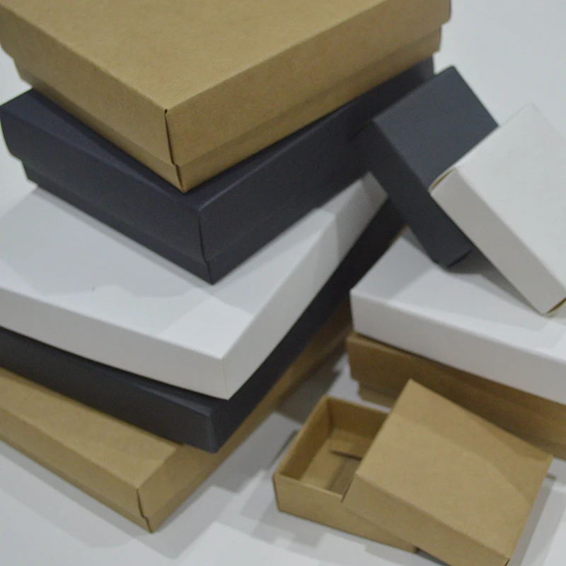 10 шт крышка картонной коробки упаковка на заказ коробка в картонную коробку