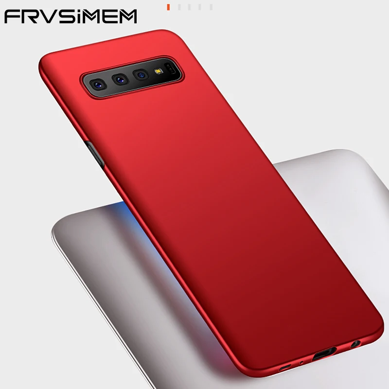 Ультратонкий чехол для Samsung Galaxy S10 S10e Note 10 Plus жесткий накладка 5G 8 9 S8 S9 S6 S7 edge J3 J5 J7