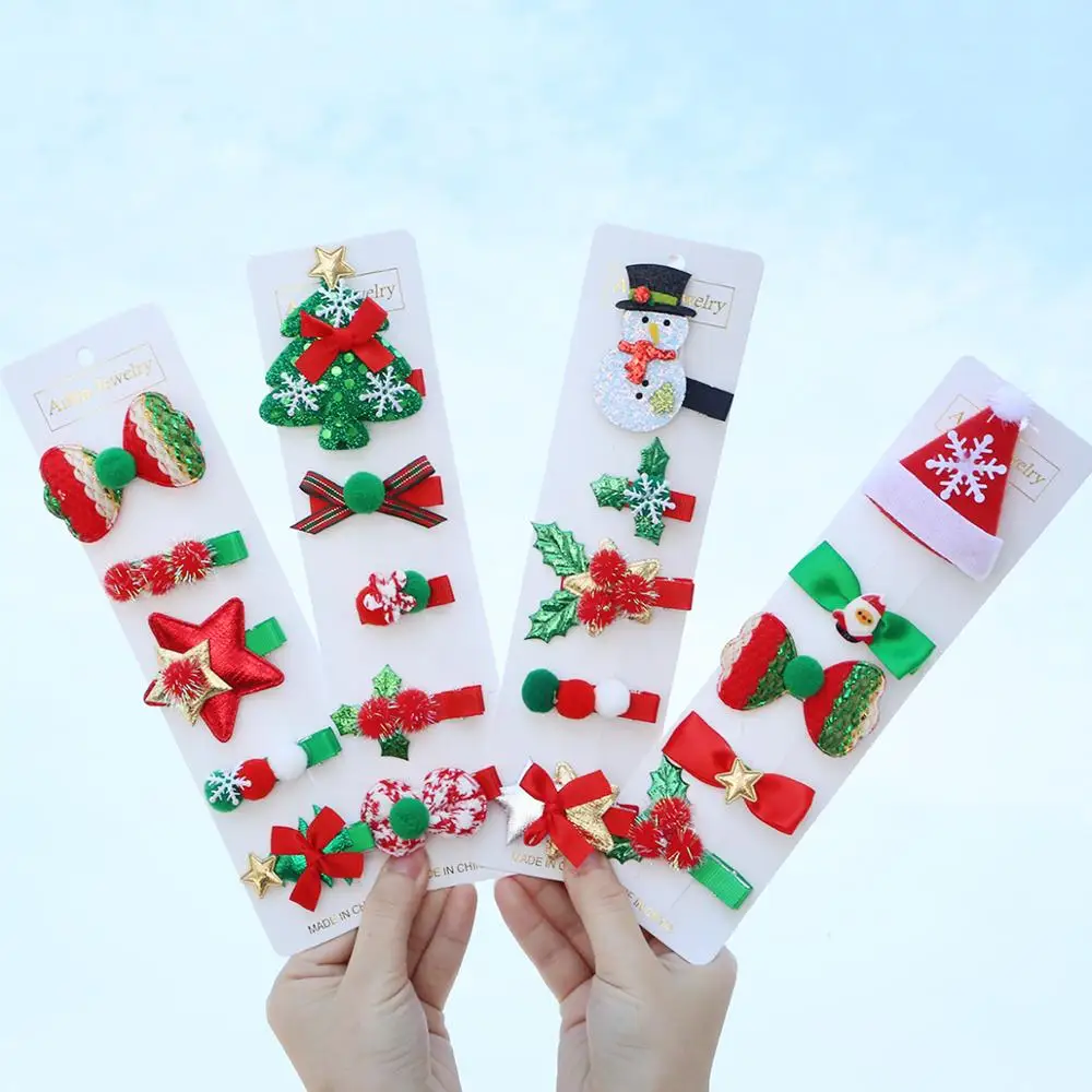 Набор заколок для волос девочек с героями мультфильмов украшение ободок детские