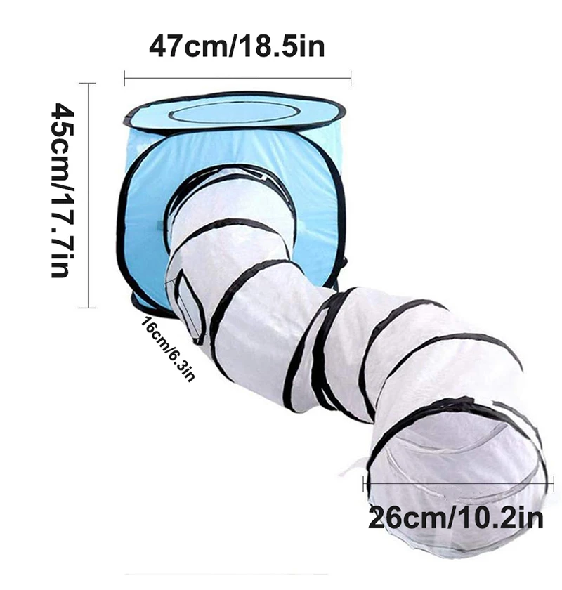 2 в 1 складной туннель для кошек|Игрушки кошек| |