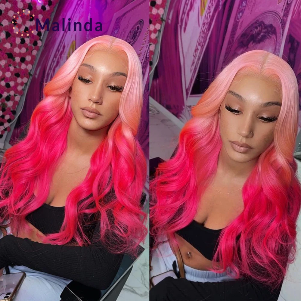 

Парик из натуральных волос с эффектом омбре для чернокожих женщин, 250% плотности