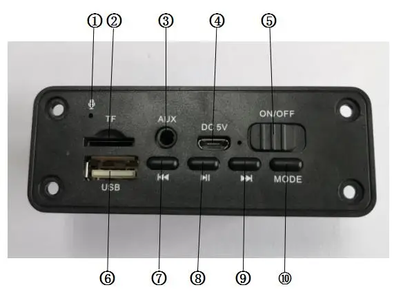 KEBIDU DC 5 в Bluetooth MP3 WMA декодер плата аудио модуль USB TF Радио беспроводной fm-приемник mp3-плеер 2 x 3W усилитель для автомобиля
