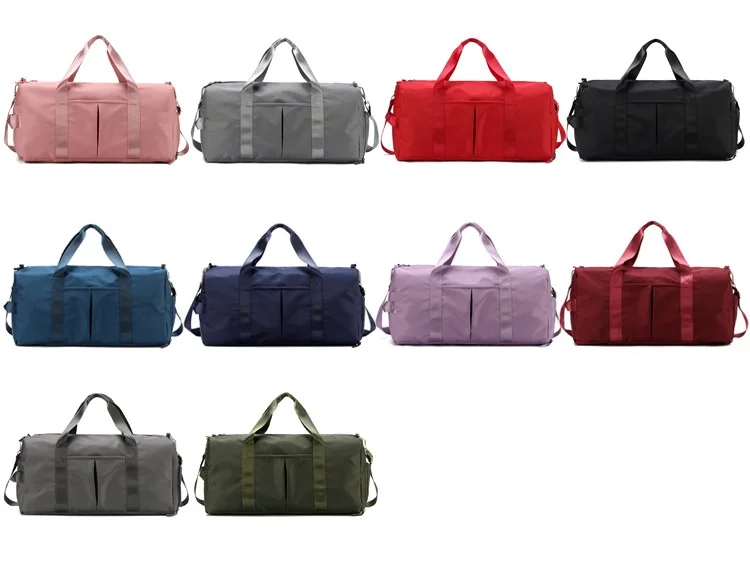 Large Capacity Waterproof Oxford Travel Bag Unisex Zipper Fitness Gym Storage Handbag Shoulder Messenger Bag Duffle Luggage