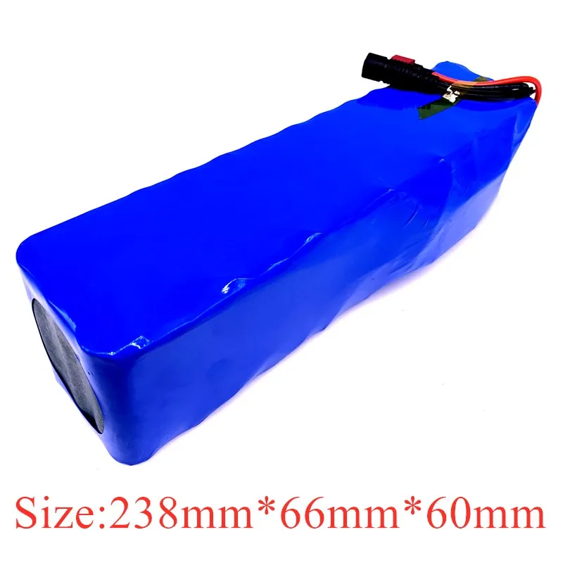 

48V 62Ah 1000watt 13S3P 18650 Battery Pack 54.6v E-bike Electric bicycle battery Scooter with 25A discharge BMS with charger