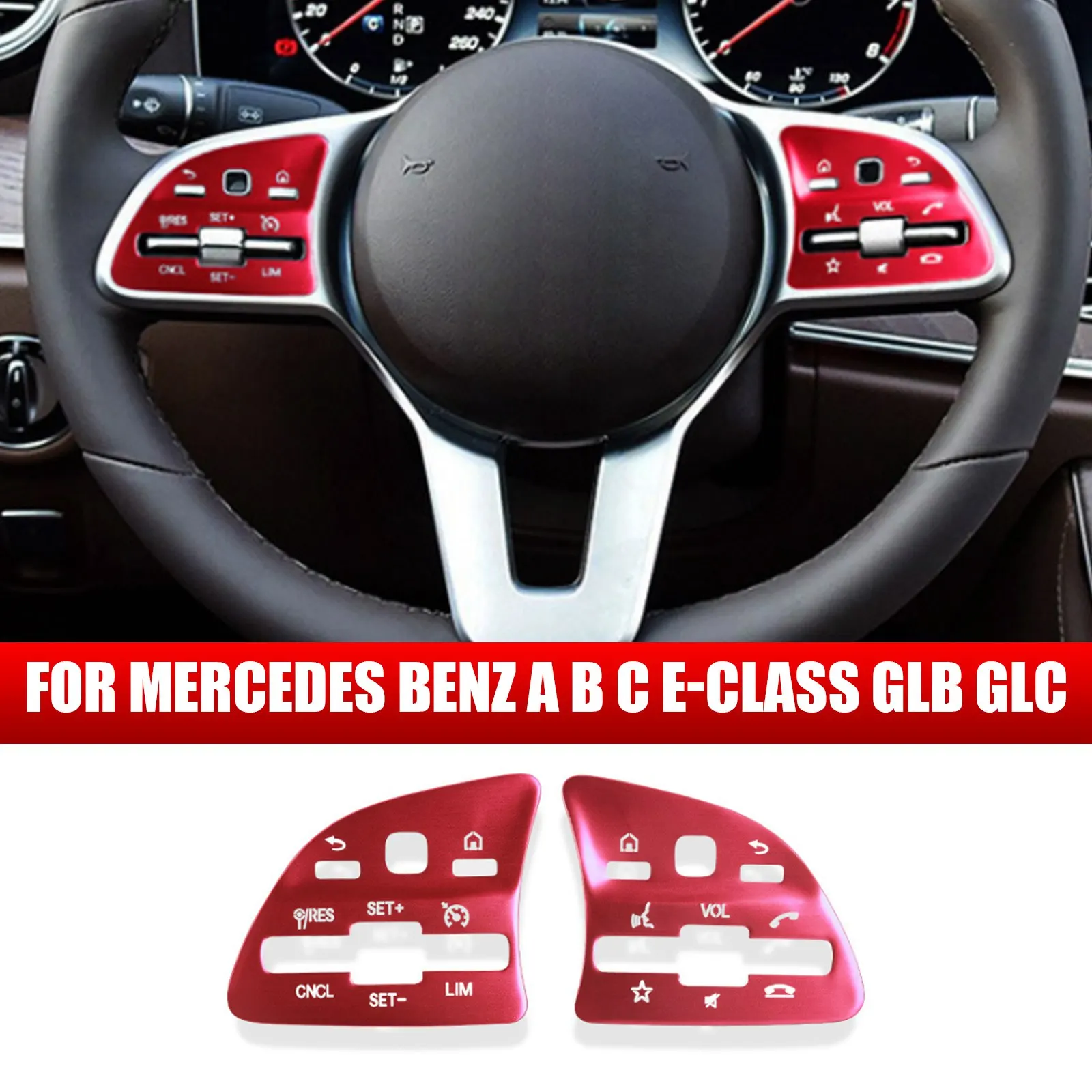 

Кнопки на рулевое колесо для Mercedes Benz A B C E-Class GLB GLC