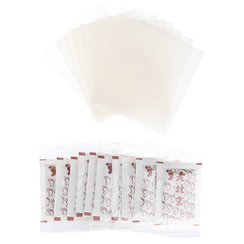 

10pcs Artemisia Foot Patches Pads Toxins Feet Slimming Cleansing Herbal Body Health