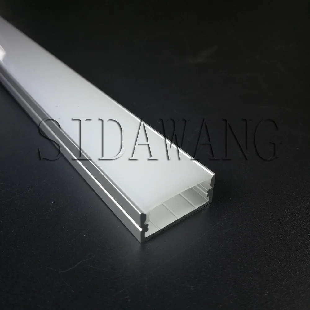 2 м встраиваемый монтаж 10 мм Глубокая Светодиодная лента алюминиевый профиль