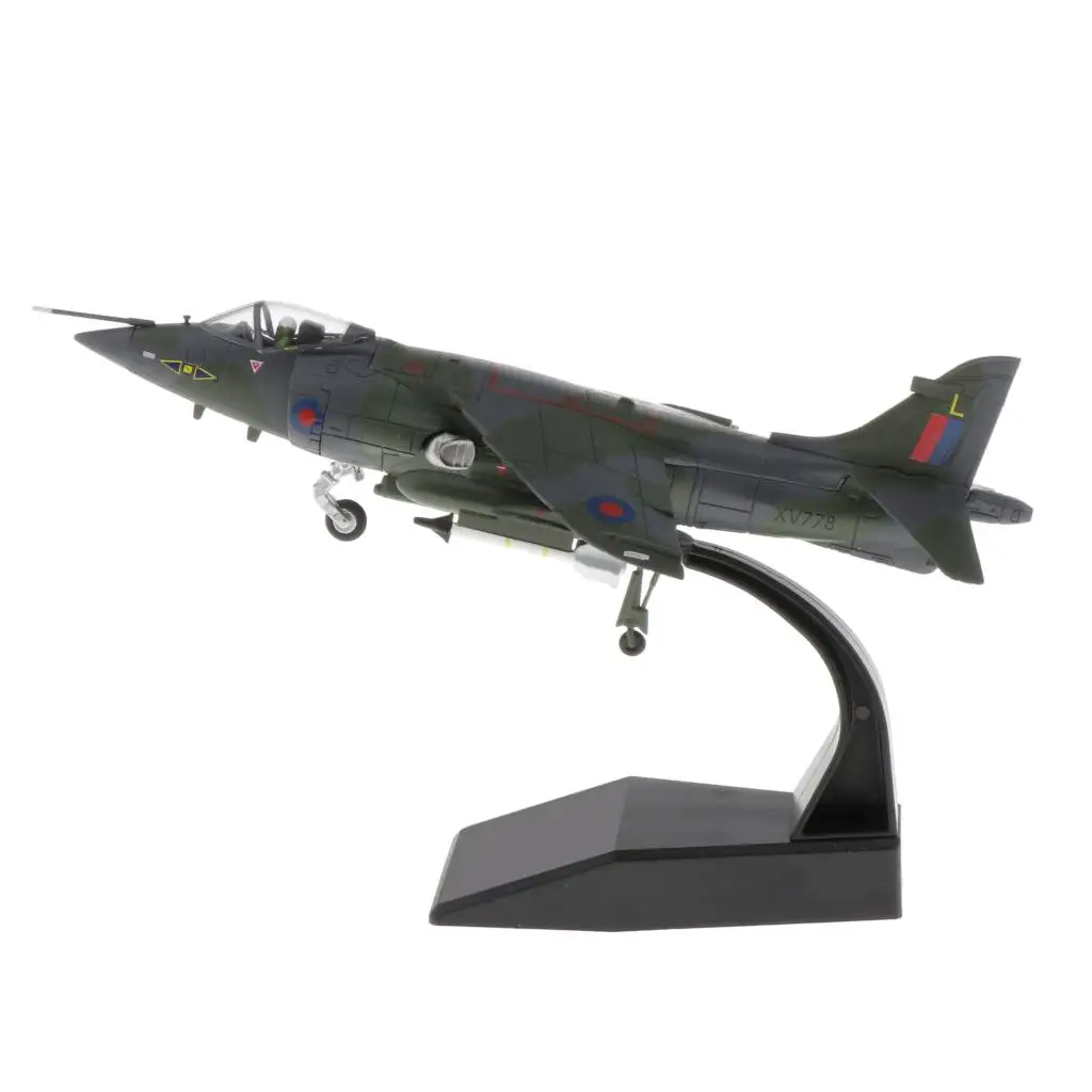 

1:72 Jet Fighter Plane Display Model - Metal Mini Military Aircraft with Stand