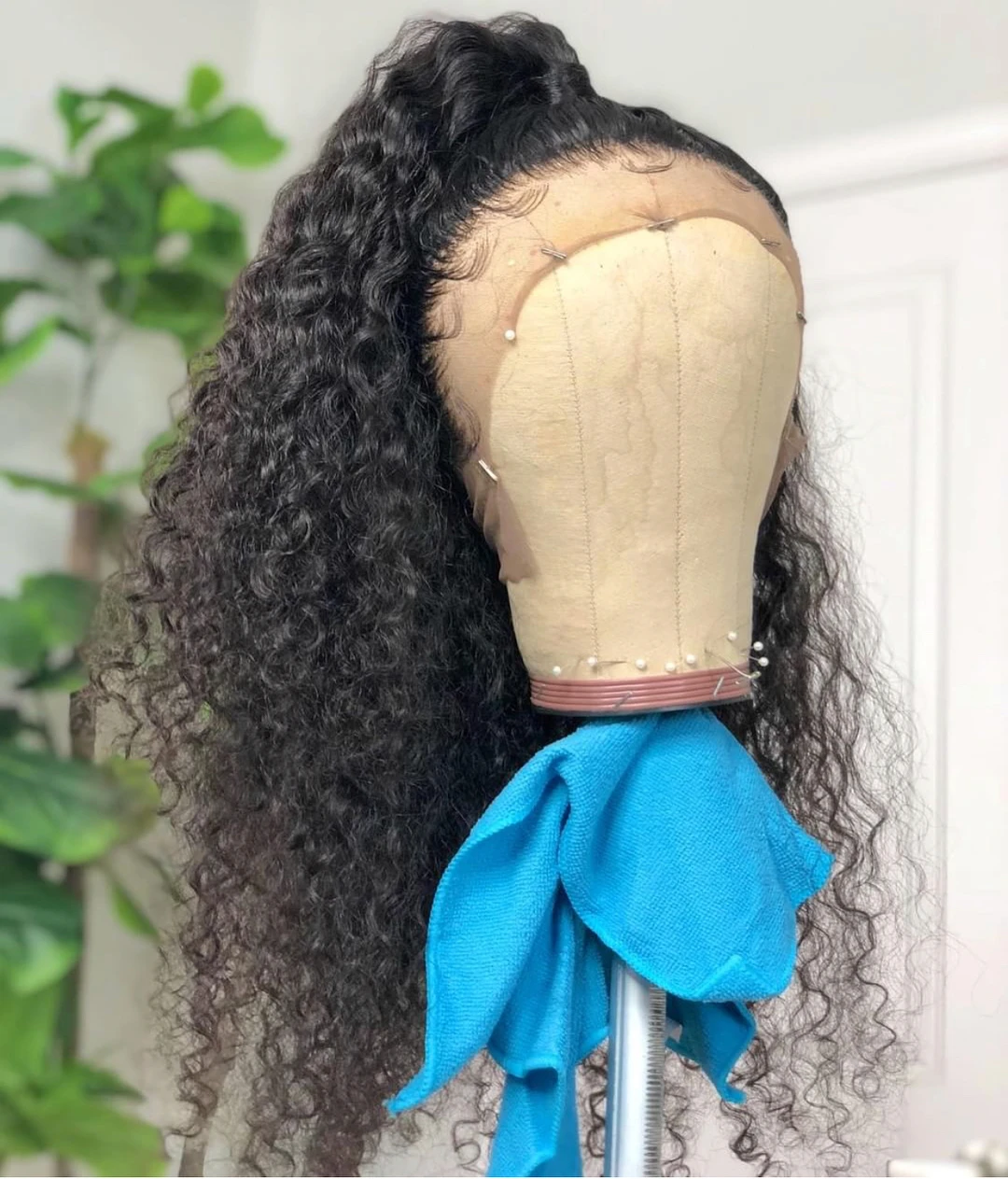 

Onecut Curly 360 lace frontal wig pre plucked with baby hair for black women brazilian Deep Wave long lace front human hair wigs