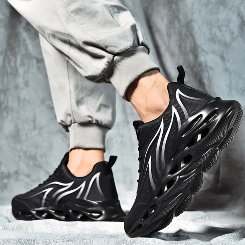 

Mesh Air mesh Zapatillas Hombre Breathable Men's Vulcanize Shoes Lifestyle Mens Gym Shoes Outdoor Lawn Men Athletic Shoes