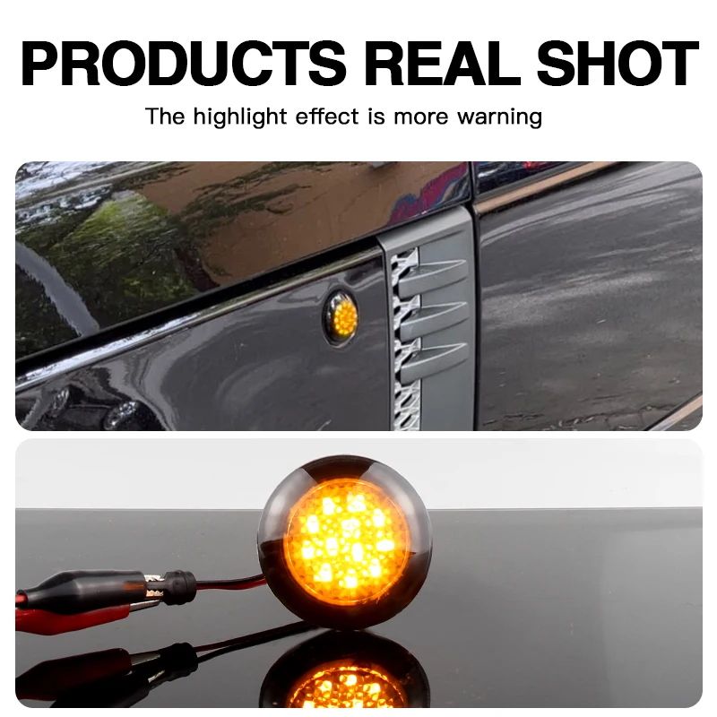 Динамический мигающий светодиодный боковой габаритный указатель поворота для