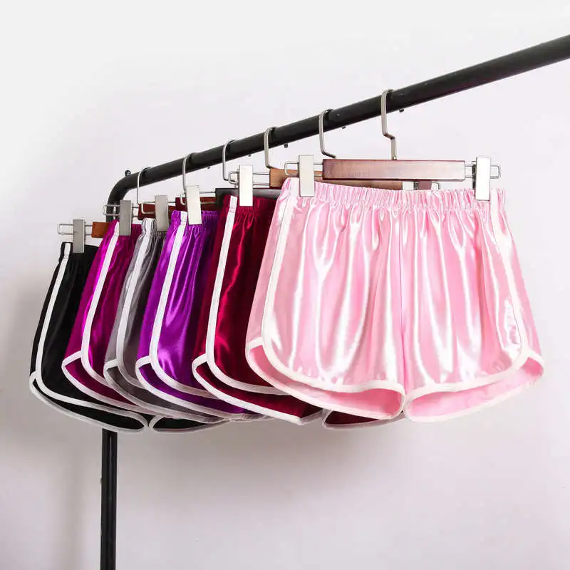 Шорты женские свободного покроя для фитнеса и тренировок в стиле пэчворк