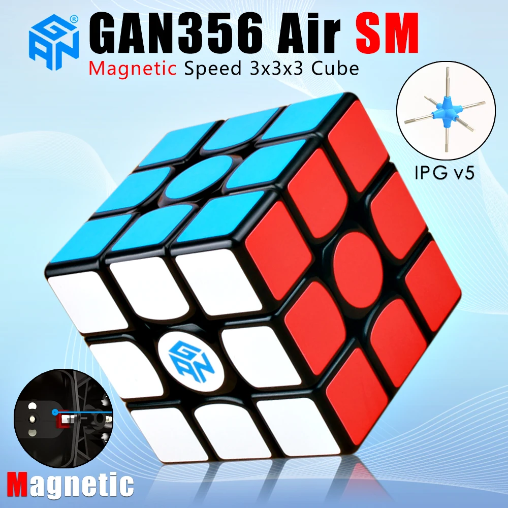 Gan 356 Air SM 3x3x3 Магнитный магический скоростной кубик Гань профессиональные Ганы