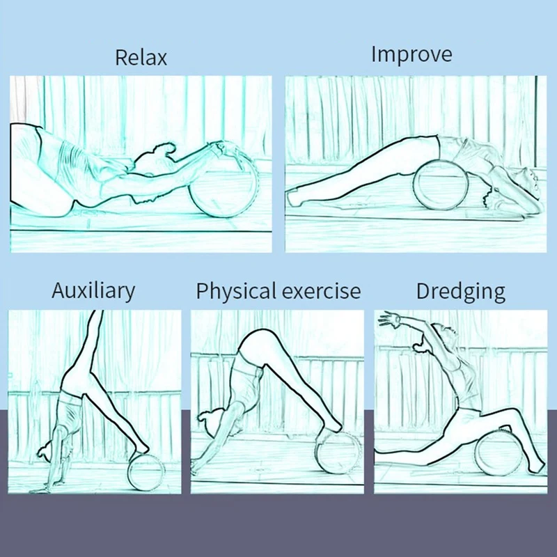 

Yoga Column Gym Fitness Foam Roller Pilates Yoga Exercise Back Muscle Massage Roller Soft Yoga Block Muscle roller Drop Shipping